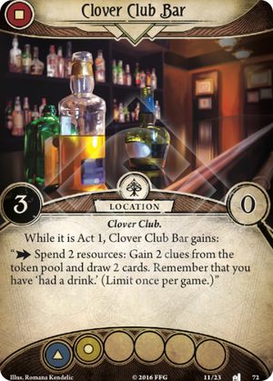 Bar des Clover Clubs