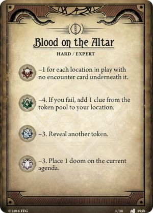Blut auf dem Altar