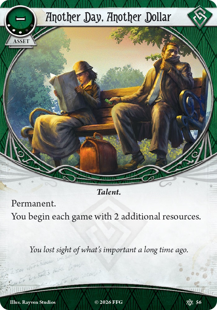 Neuer Tag, neues Geld