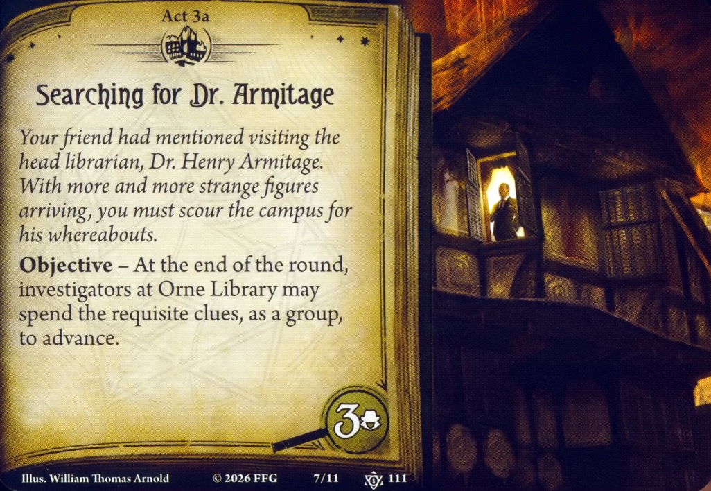 Searching for Dr. Armitage