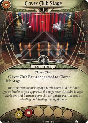 Bühne des Clover Clubs
