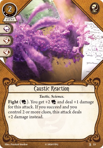 Caustic Reaction