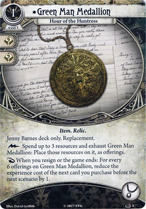 Medallion mit dem Grünen Mann